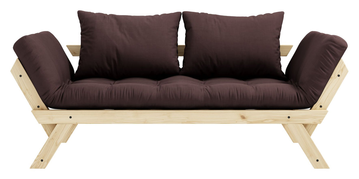 Bebop Sofabed, furu/brun