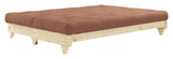 Fersk sofa, furu/brun