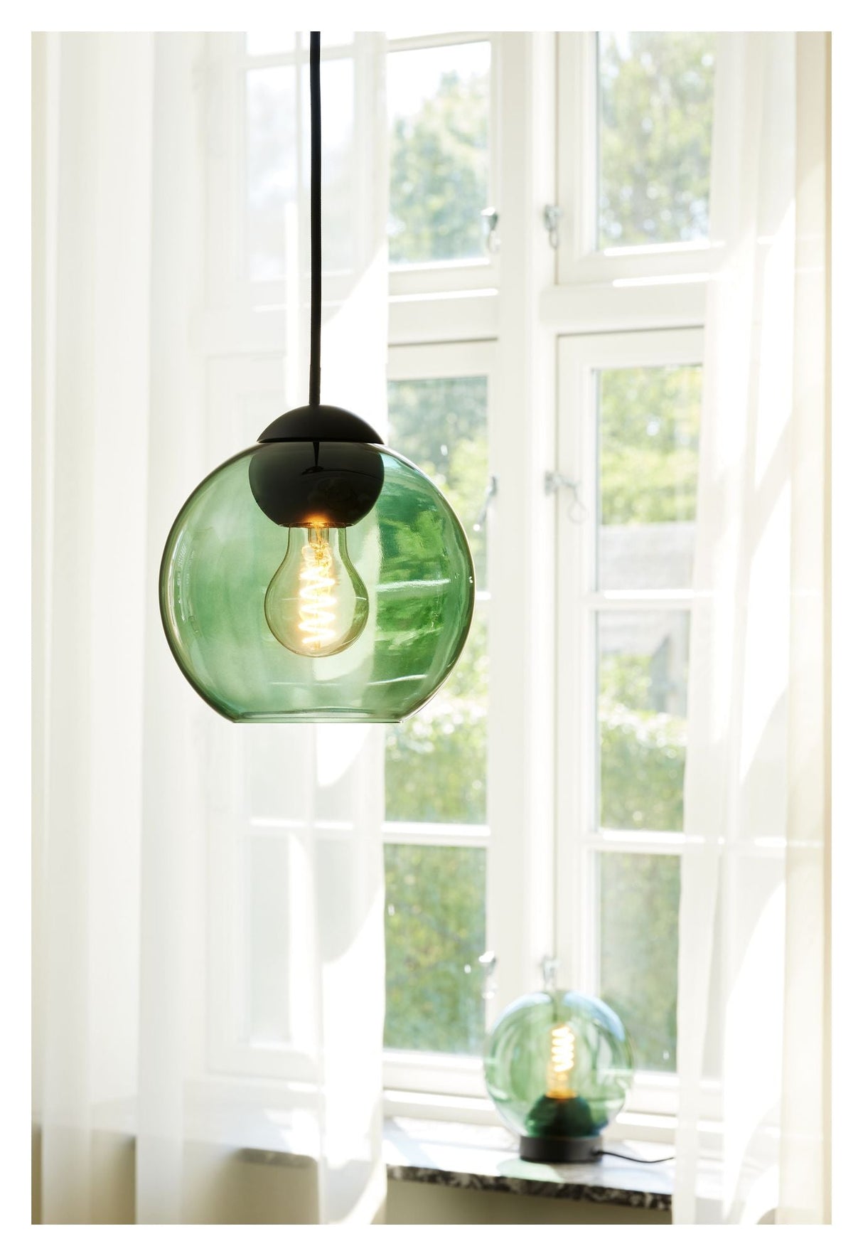 Halo Design Bubbles Pendant Luminaire Ø18, Green