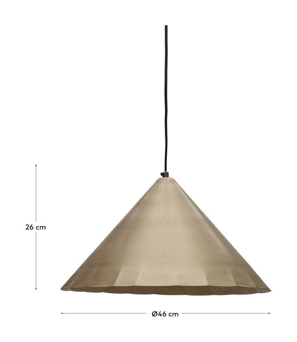 Parlava Ceiling Luminaire, messing, Ø46