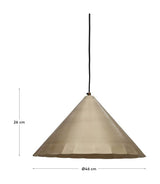 Parlava Ceiling Luminaire, messing, Ø46