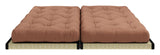 Chico Futon Sofa w. Tatami matter, leirbrun