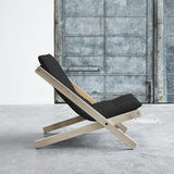 Boogie Lounge Chair, Dark Grey/Nature