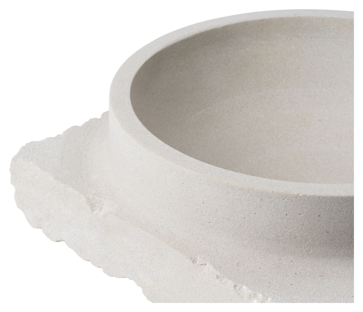 Lacuna Shape Bowl, Sandstone