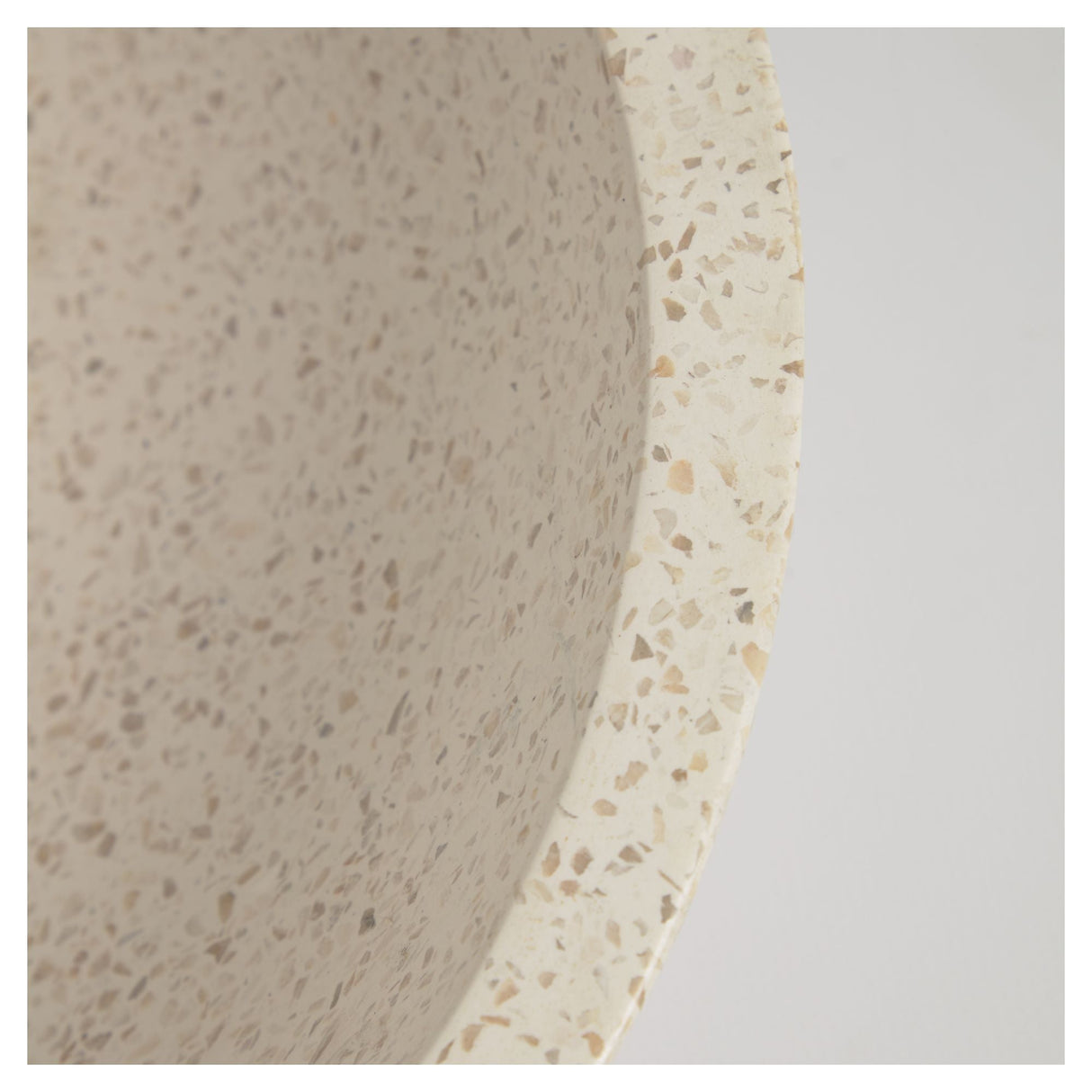 Kuveni Hand Wash, Ø40, White Terrazzo