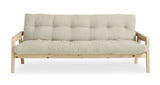 Grip sofa seng 130x200, furu/beige