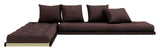 Chico Futon Sofa w. Tatami -matter, brune