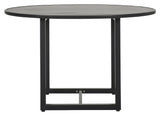 Helo Round Garden Table, Ø120, svart