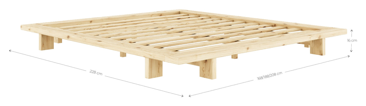 Japan Bed Frame 160x200, natur