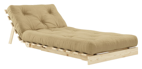 Røtter 90 sofa seng, furu/beige