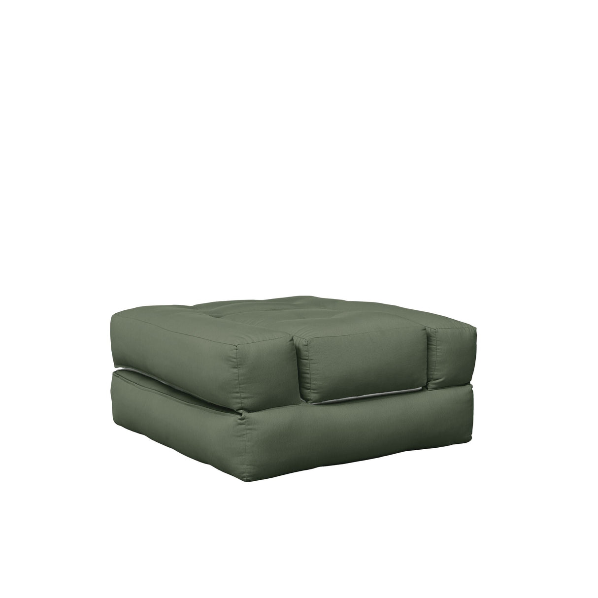 Cube Futon, Olive Green