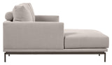 Galen 3-personer. Sofa med høyre vender langs langs lang, B254, Beige Chenille