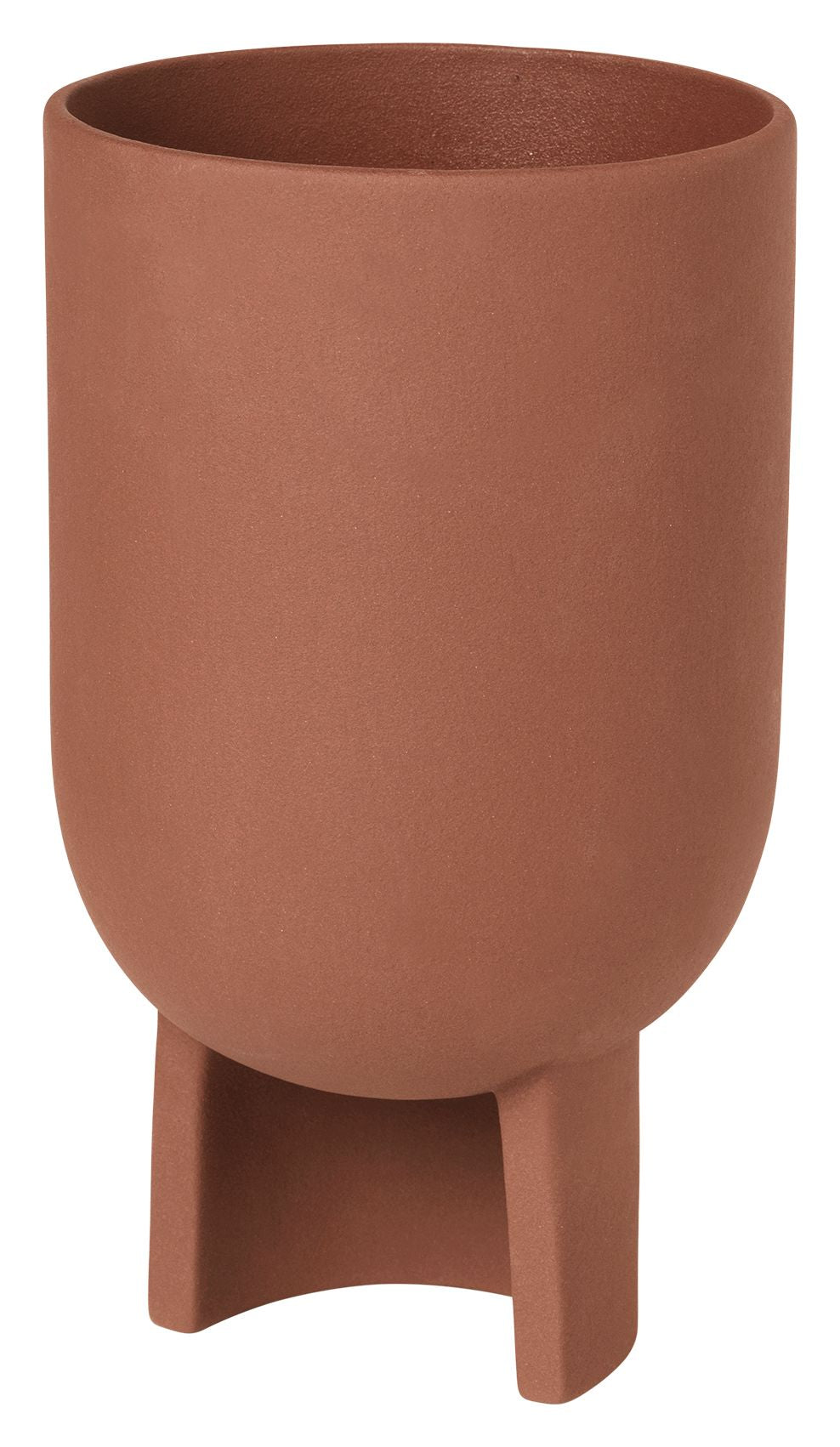 Serene blomsterpotte, M, Red Terracotta