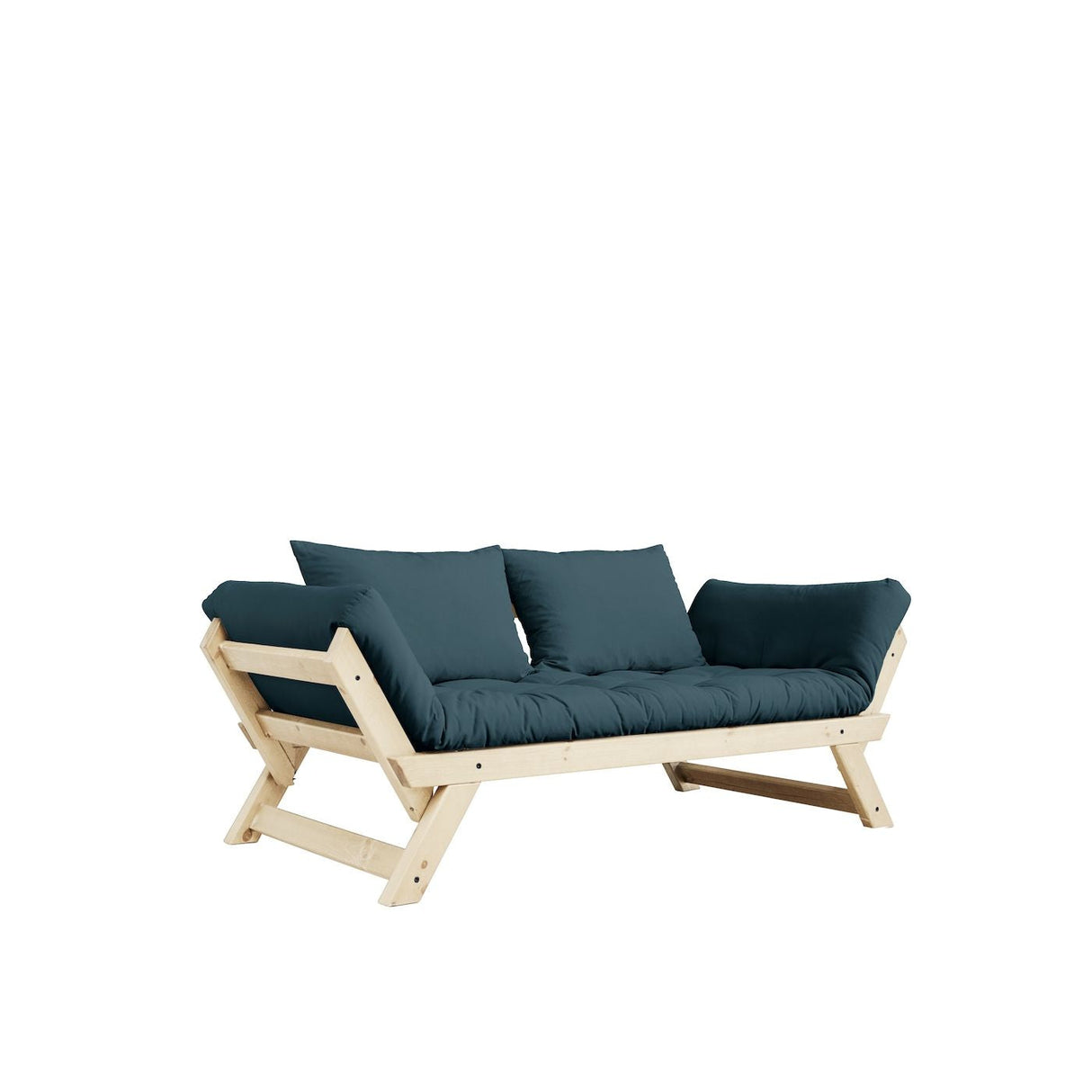 Bebop Sofa Bed, Petroleum Blue/Nature