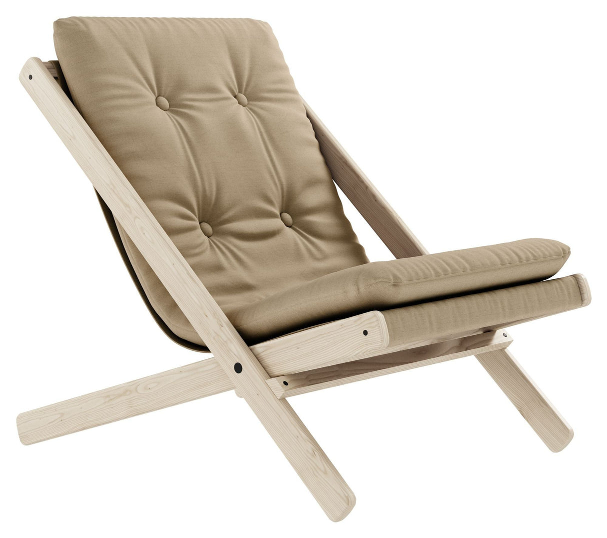 Boogie Lounge Chair with Boogie Madrass, Beige