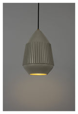 Aysa Pendant Luminaire Ø20, Beige aluminium