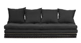 Chico Futon Sofa, mørkegrå w. Tatami -matter