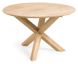 Teresinha Round Garden Table, Solid Teak, Ø120