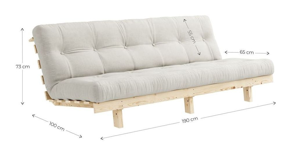 Magre sofa, brun fløyel