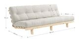 Magre sofa, brun fløyel