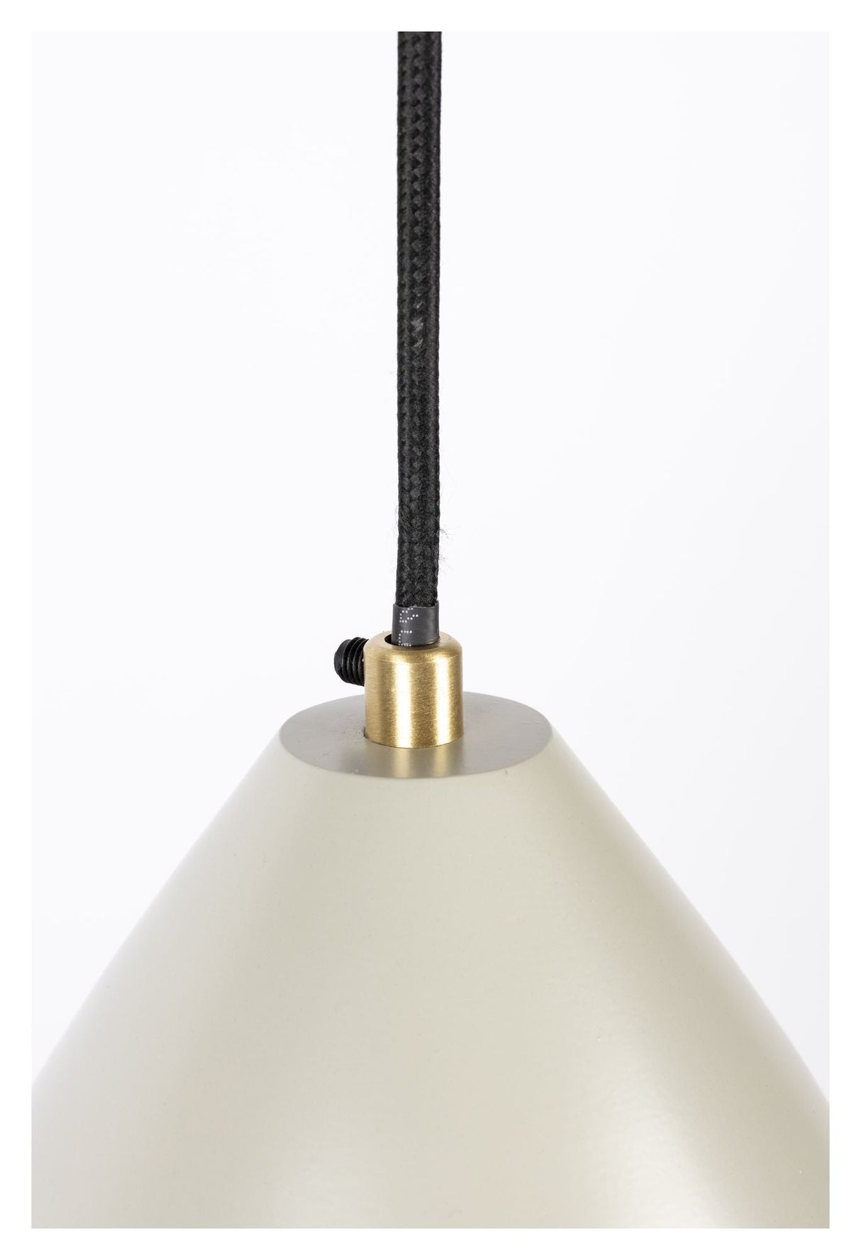 Aysa Pendant Luminaire Ø20, Beige aluminium