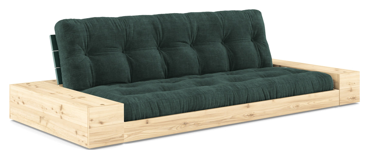 Base sofa seng med sidekasser, tang