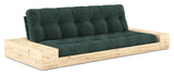 Base sofa seng med sidekasser, tang