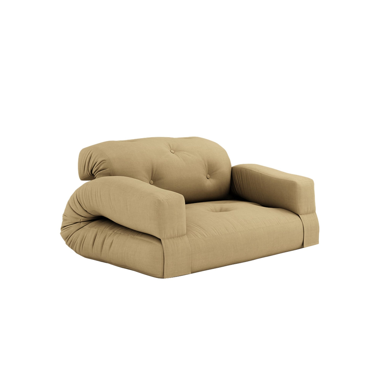 Flodhest, sofa seng - hvete beige