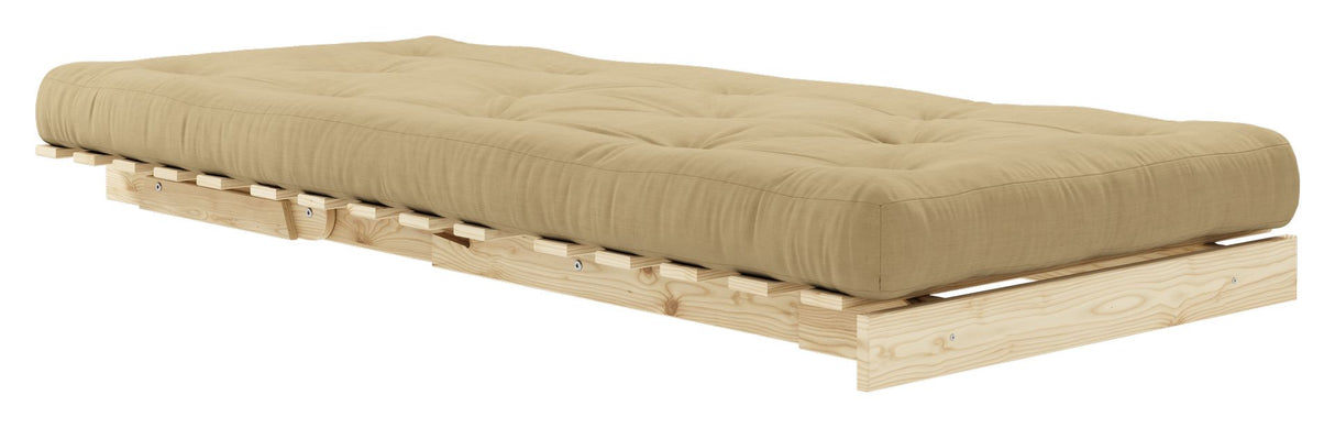 Røtter 90 sofa seng, furu/beige