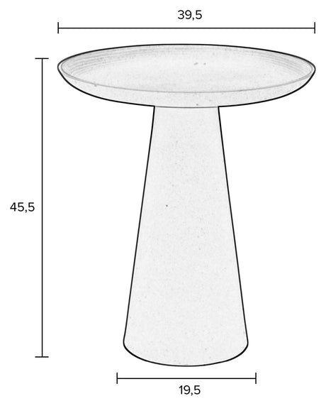 Homii Ringar Side Table Ø45,5, grønn