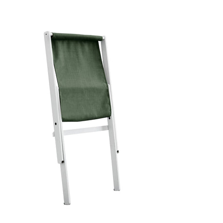 Boogie Lounge Chair, Olive Green/White