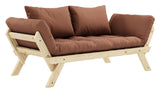 Bebop sofa seng, furu/leirbrun