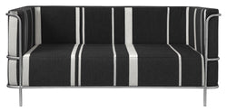 Modernistiske 2-termer. Sofa, svart