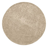 Cato Round Carpet w. Panther Design, Sand Ø150cm