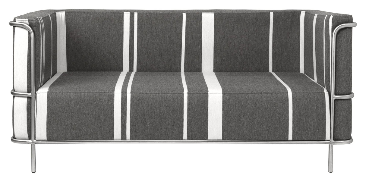 Modernistiske 2-termer. Sofa, grå