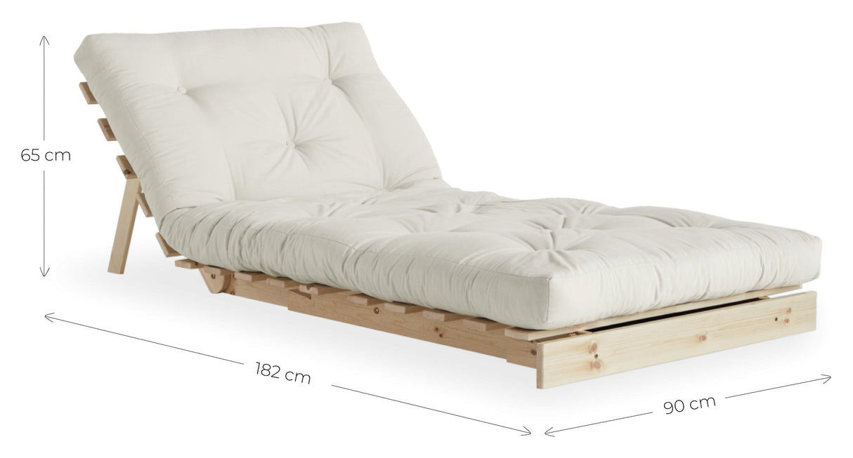 Røtter 90 sofa seng, beige