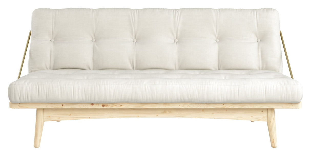 Folkesofa, furu/off-white