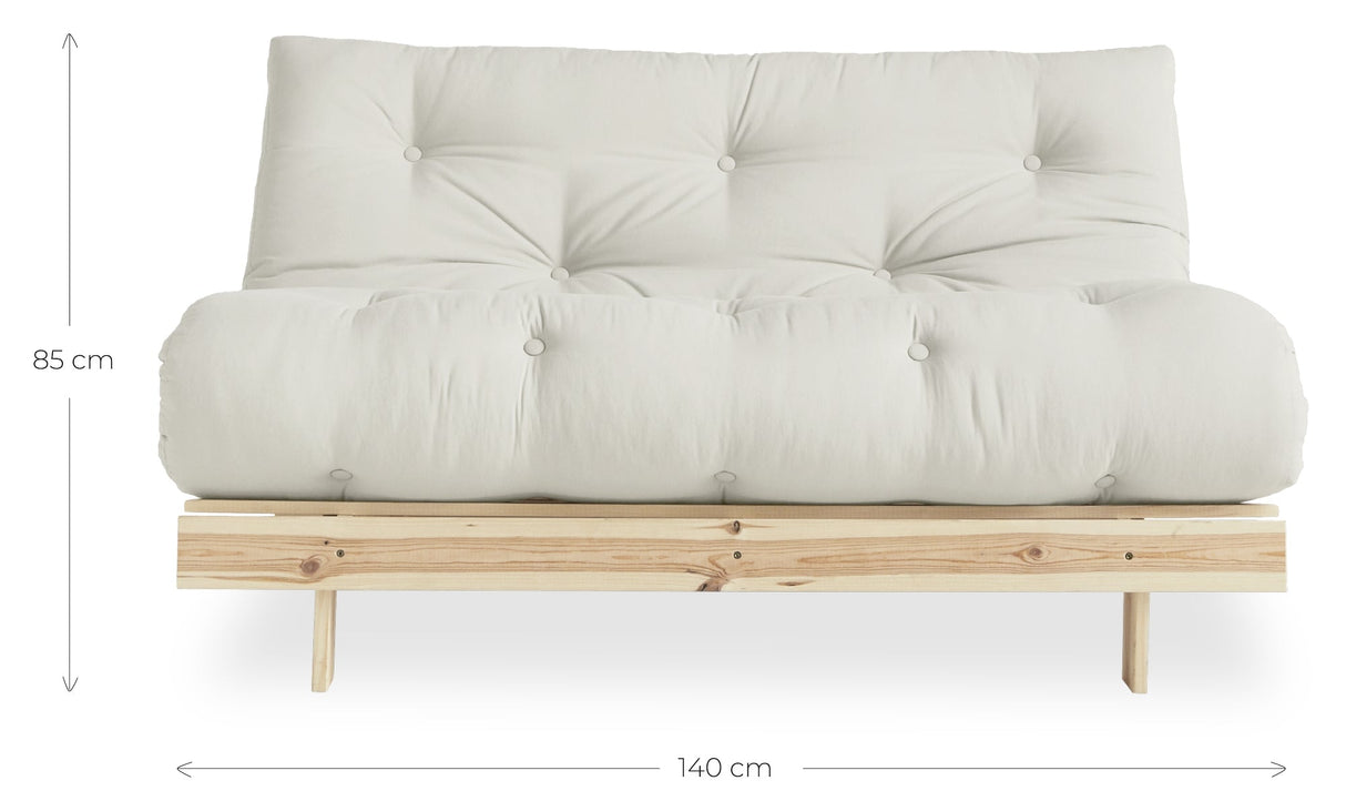 Røtter 140 sofa seng, brun/natur