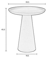 Homii Ringar Side Table Ø45,5, Rose