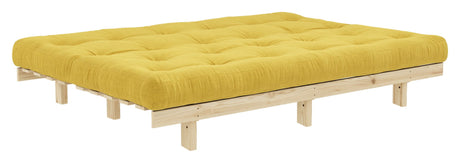 Magre sofa, furu/gul fløyel