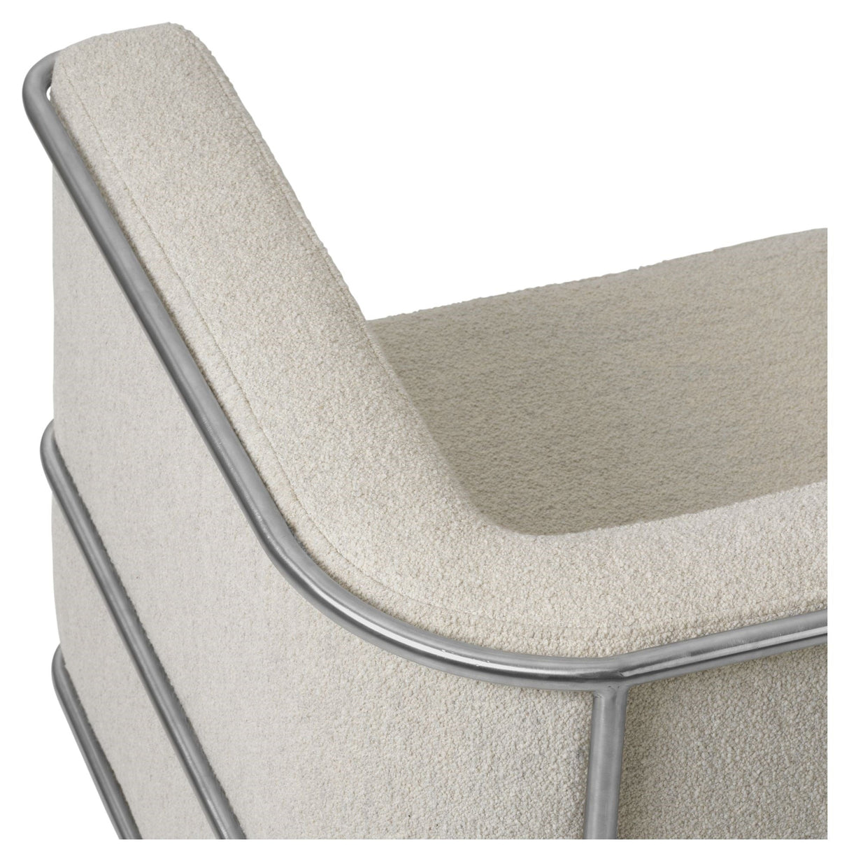 Modernistiske 2-termer. Sofa, beige Bouclé