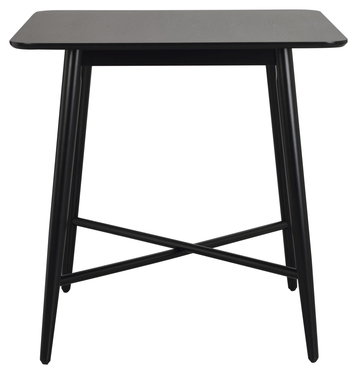 Lotta Bar Table, Ø90, Black Ash Veneer