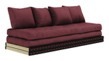 Chico Futon Sofa, Bordeaux w. Tatami -matter