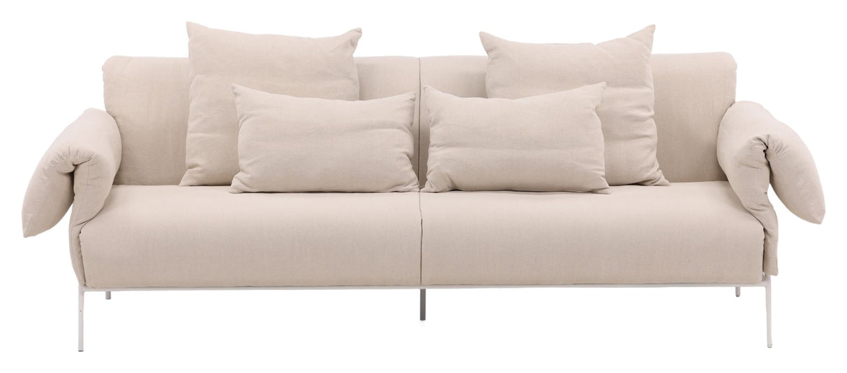 Öckerö 3 -seters sofa - hvit/beige lin