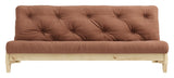 Fersk sofa, furu/brun