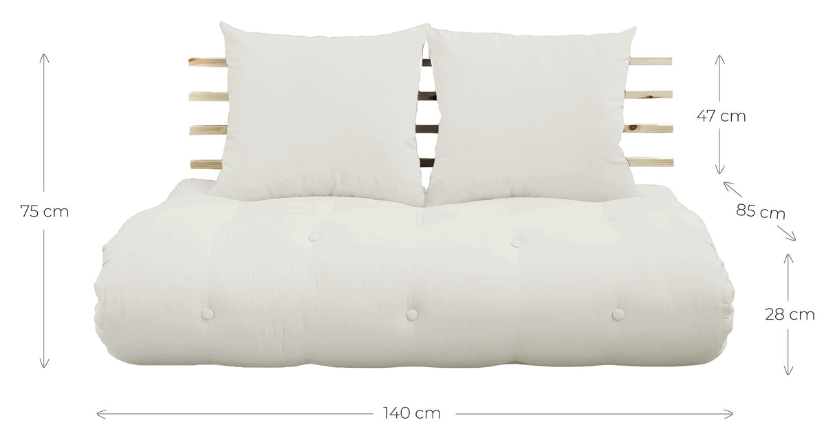 Shin Sano Futon, Pine/Off White