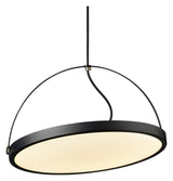 Halo Design Pivot Pendant, Ø40, svart/antikk