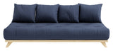 Senza Daybed, Pine/Navy