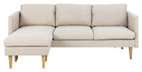 Milly, 2-pers. Chaise Longue, til høyre - beige