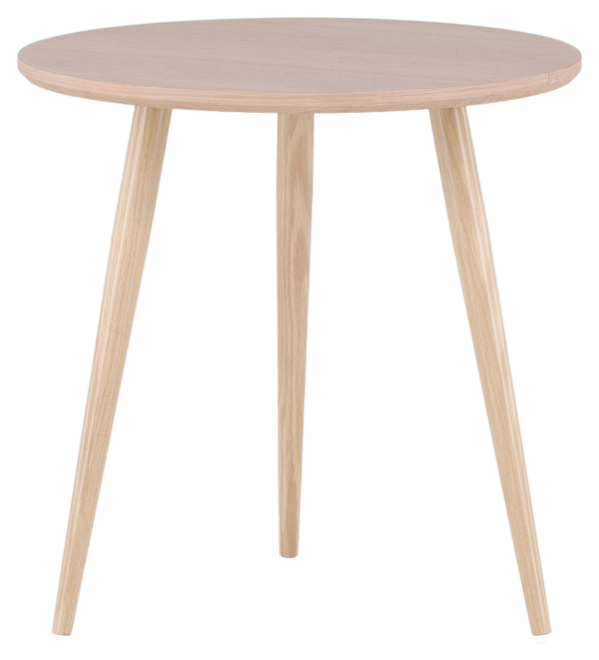 Askim Side Table Ø48 - Hvit vasket